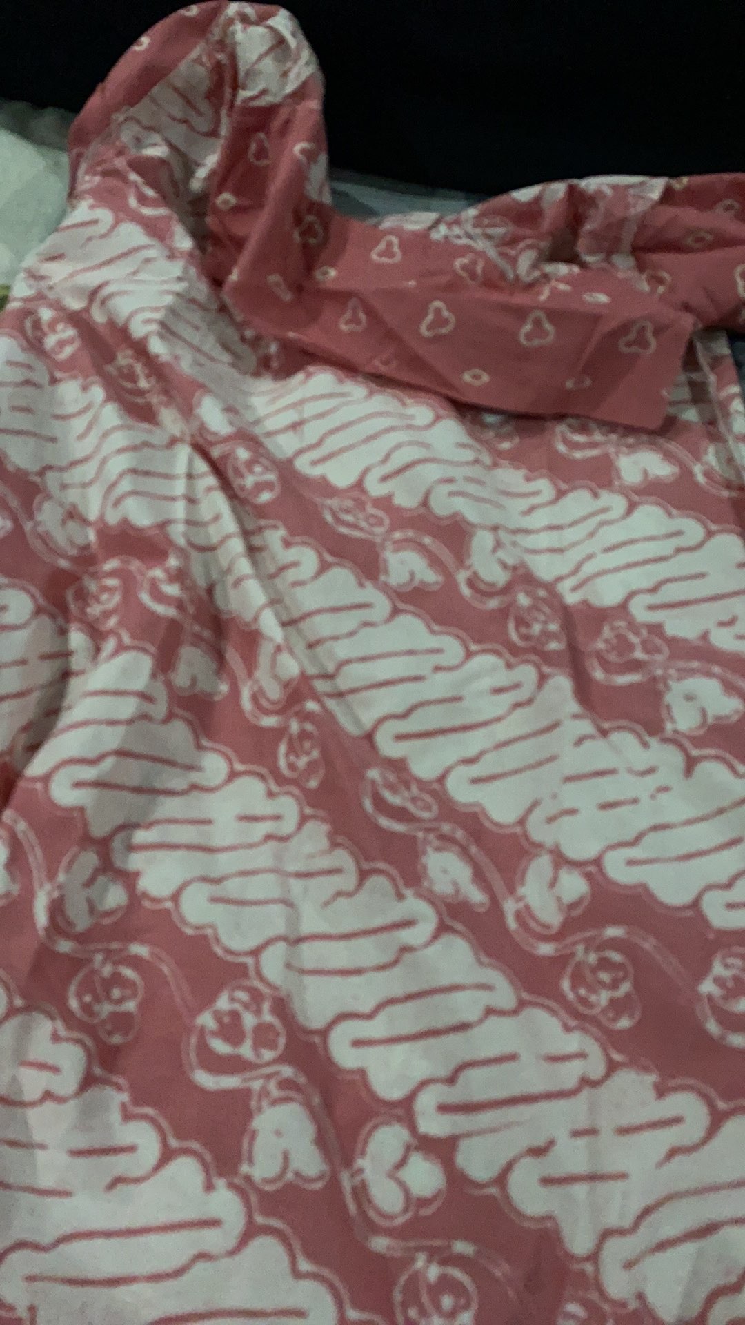 Shanaya Batik Tunik Dusty Pink Batik Cap Garutan Cantik Elegan Modern