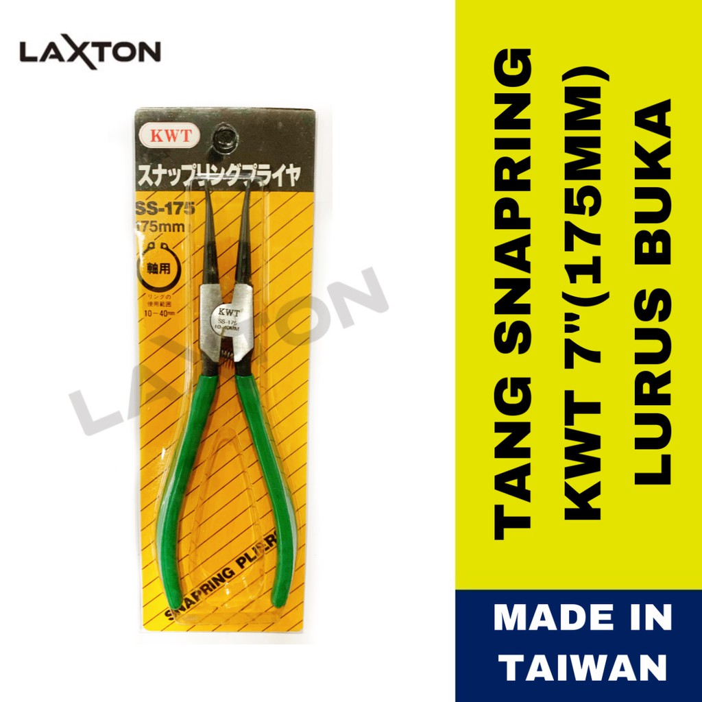 Tang Snapring KWT model LURUS BUKA 175mm(7&quot;) Made in Taiwan