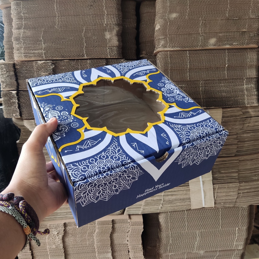 

PAKET 20 PCS KARDUS BOX PARCEL MINI BIRU 25X25X10