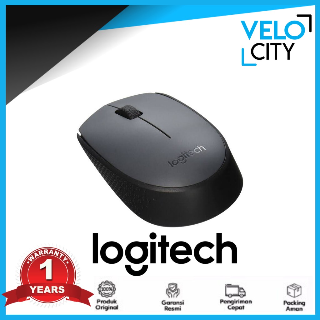 Mouse Wireless Logitech M170 Original Garansi 1 Tahun