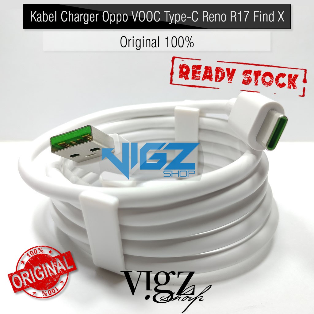 Kabel Data Oppo SuperVOOC Oppo A74 / A76 / A95 / Reno4 Pro / Reno2 F / Reno3 Pro Usb Type-C Original