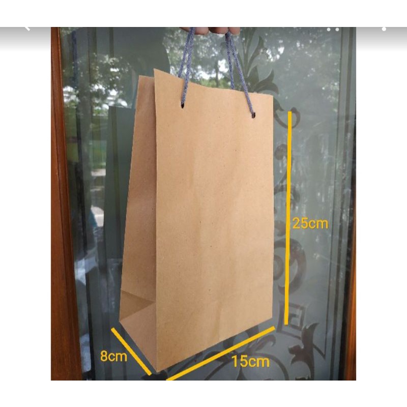 

paperbag coklat polos murah nikahan, hajatan ulang tahun dll