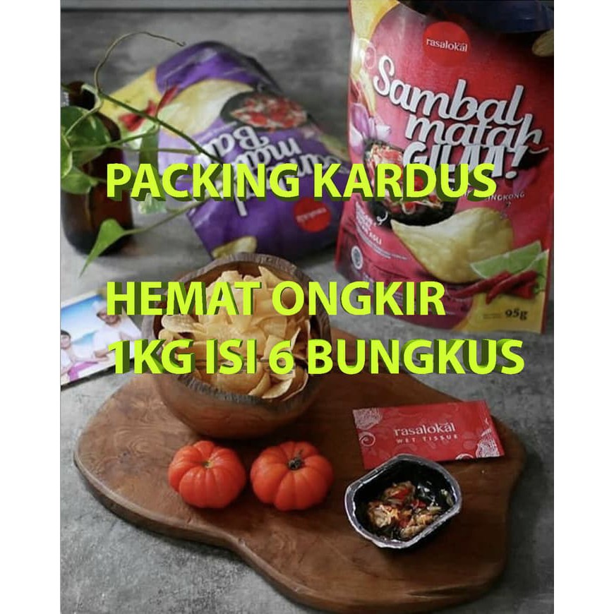 

Keripik Rasa Lokal Sambal Matah 6pcskg ~ kp761