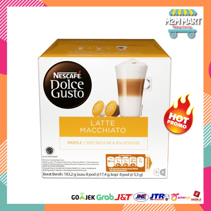 

Kopi - Nescafe Dolce Gusto Latte Machiato Capsule
