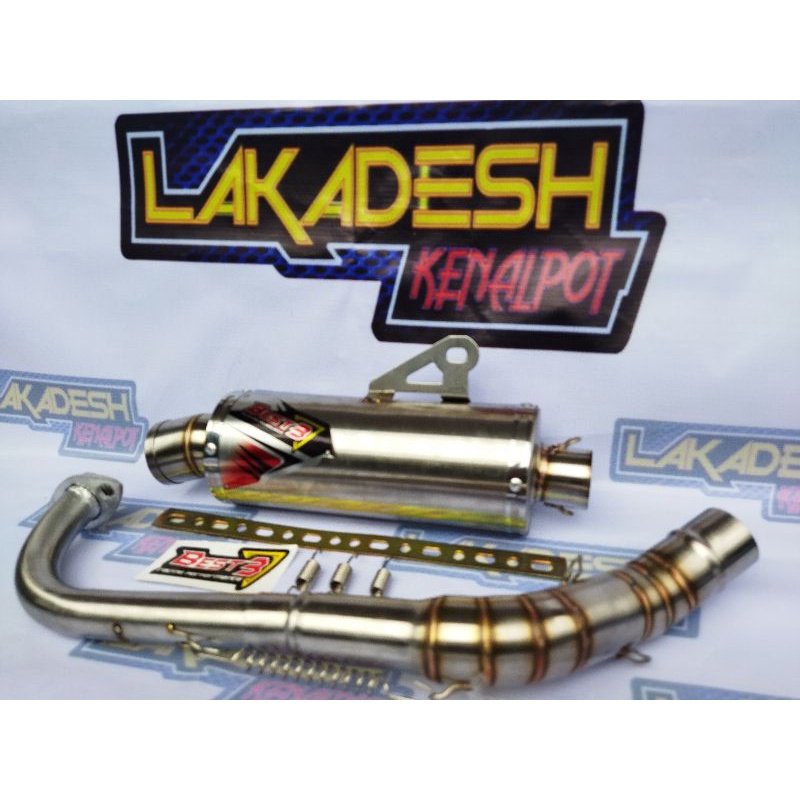 KNALPOT BEST 3 (INLET 38/50) BEAT MIO VARIO AEROX SCOOPY NMAX PCX LEXI ADV GENIO FREEGO XRIDE DLL