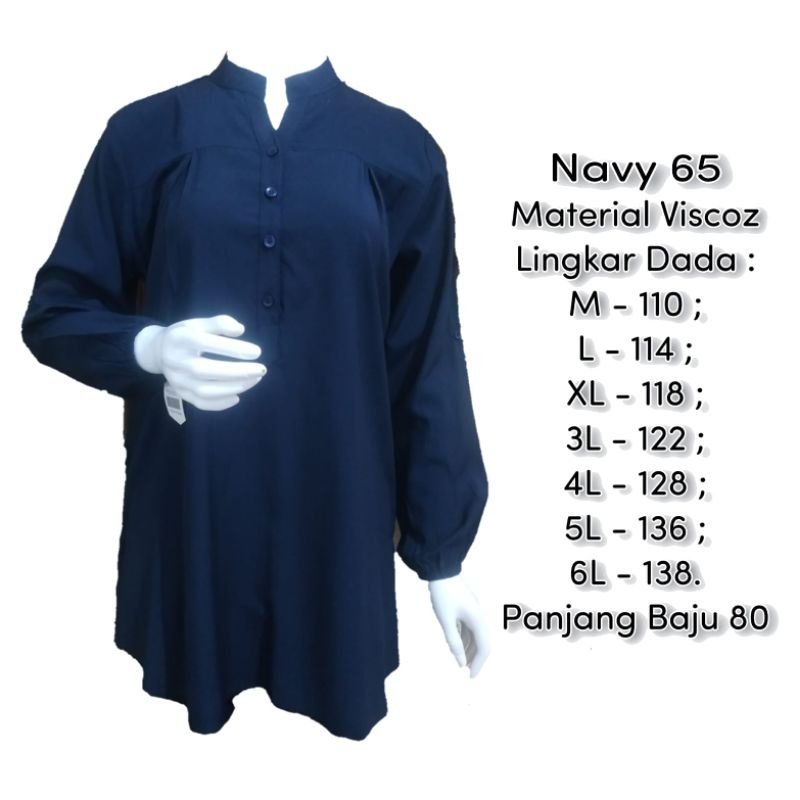 Blus Atasan Rayon Polos/Pakaian Wanita/Baju Wanita/Atasan/Blus Jumbo
