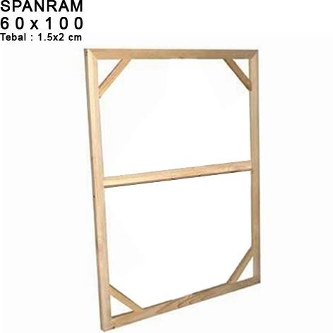 

Spanram Frame 60x100 cm Rangka Kayu 100x60 cm
