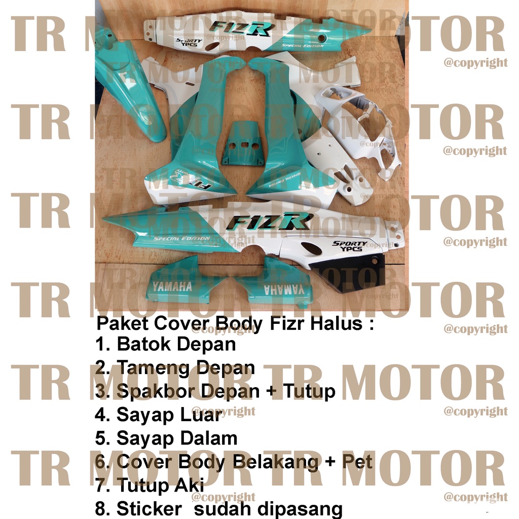 Cover Body Fizr F1zr Malboro Tosca Full Set Halus Cover Bodi Yamaha Fiz r