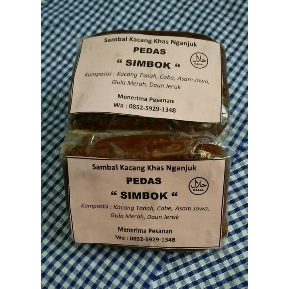 

Sambal Kacang/Sambal Pecel Khas Nganjuk Simbok/200 gr Pedas