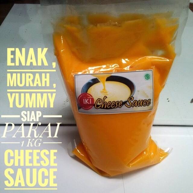 

Cheese sauce 1kg siap pakai