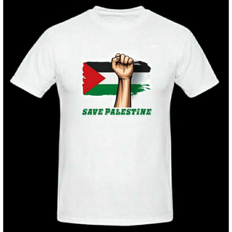 T-shirt Kaos Distro SAVE PALESTINE
