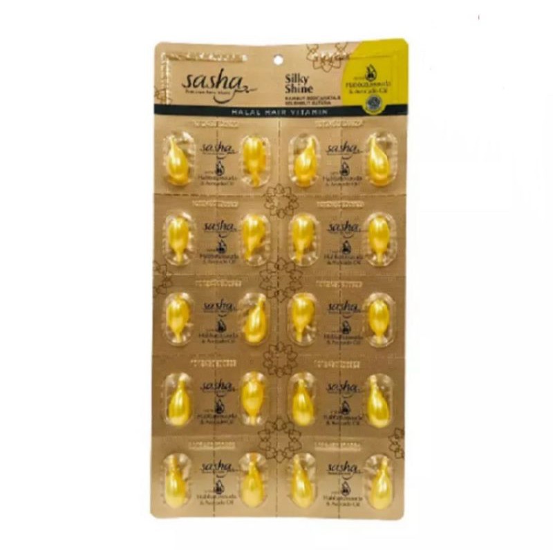Sasha Vitamin rambut blister isi 20