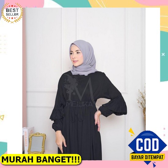 Baru Murah Berkualitas Mini Dress Bumil Bahan Ardila Crepe Polos Combi Katun Strip - Baju Rok Terusa