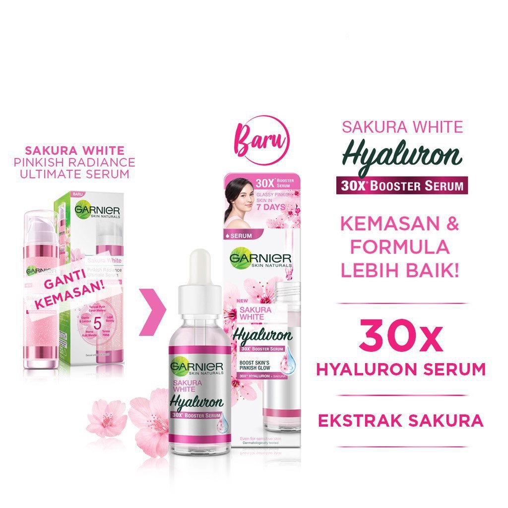 Garnier sakura white Hyaluron serum