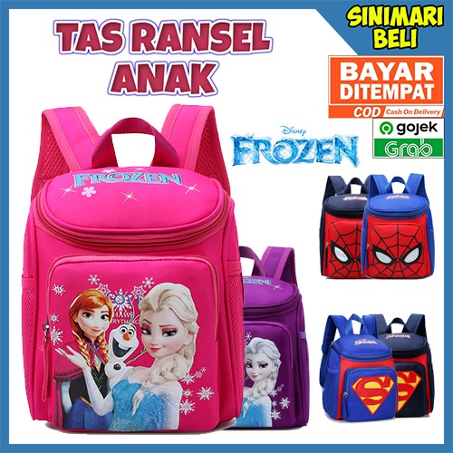 Tas Anak Ransel Anak Mini Frozen Tas Anak Frozen Tas Anak Spiderman Tas Anak Superman