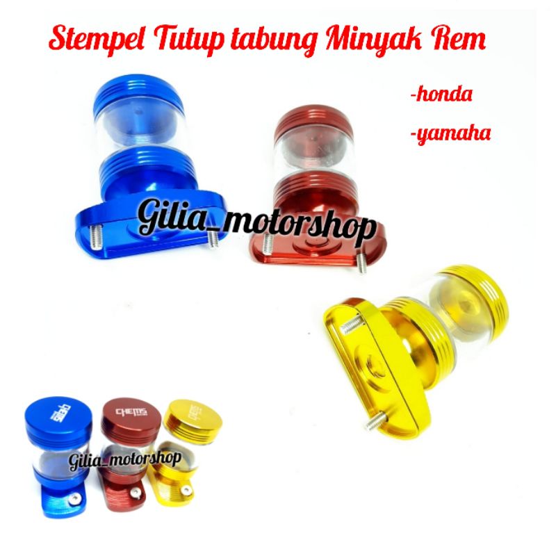 Tutup Master Minyak Rem Tabung Transparan Tutup Minyak Stempel Tutup Master Tabung Vario,Beat,Mio