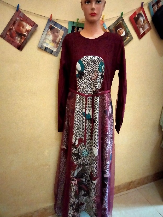 Copelan Batik Kombinasi,copelan Batik Tiara,gamis Kombinasi Borkat,gamis Terbaru,gamis Terlaris