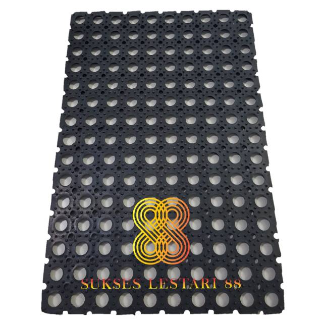 Keset Karpet Karet Anti Slip Kamar Mandi 40 x 60 Tebal - Kompos Tebal