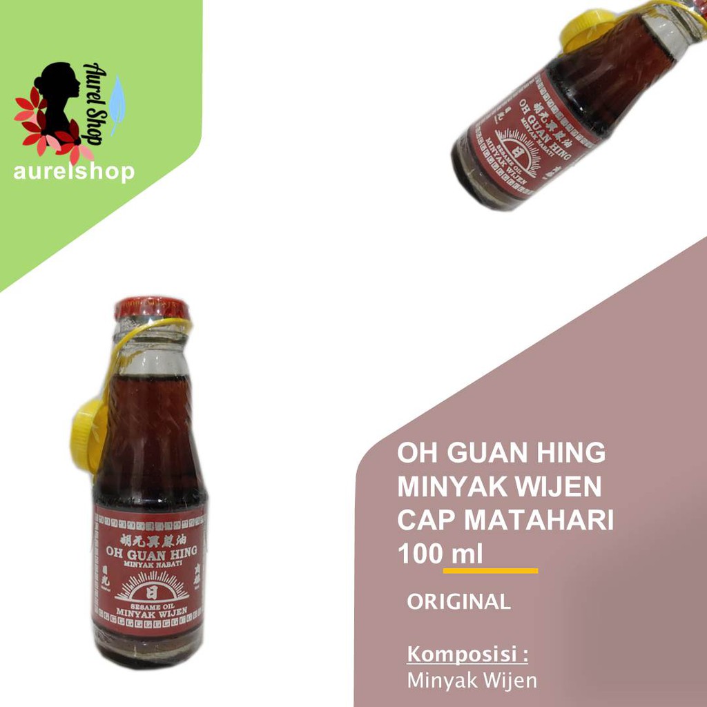 

OH GUAN HING Minyak Wijen Cap Matahari kemasan Botol 100 ml
