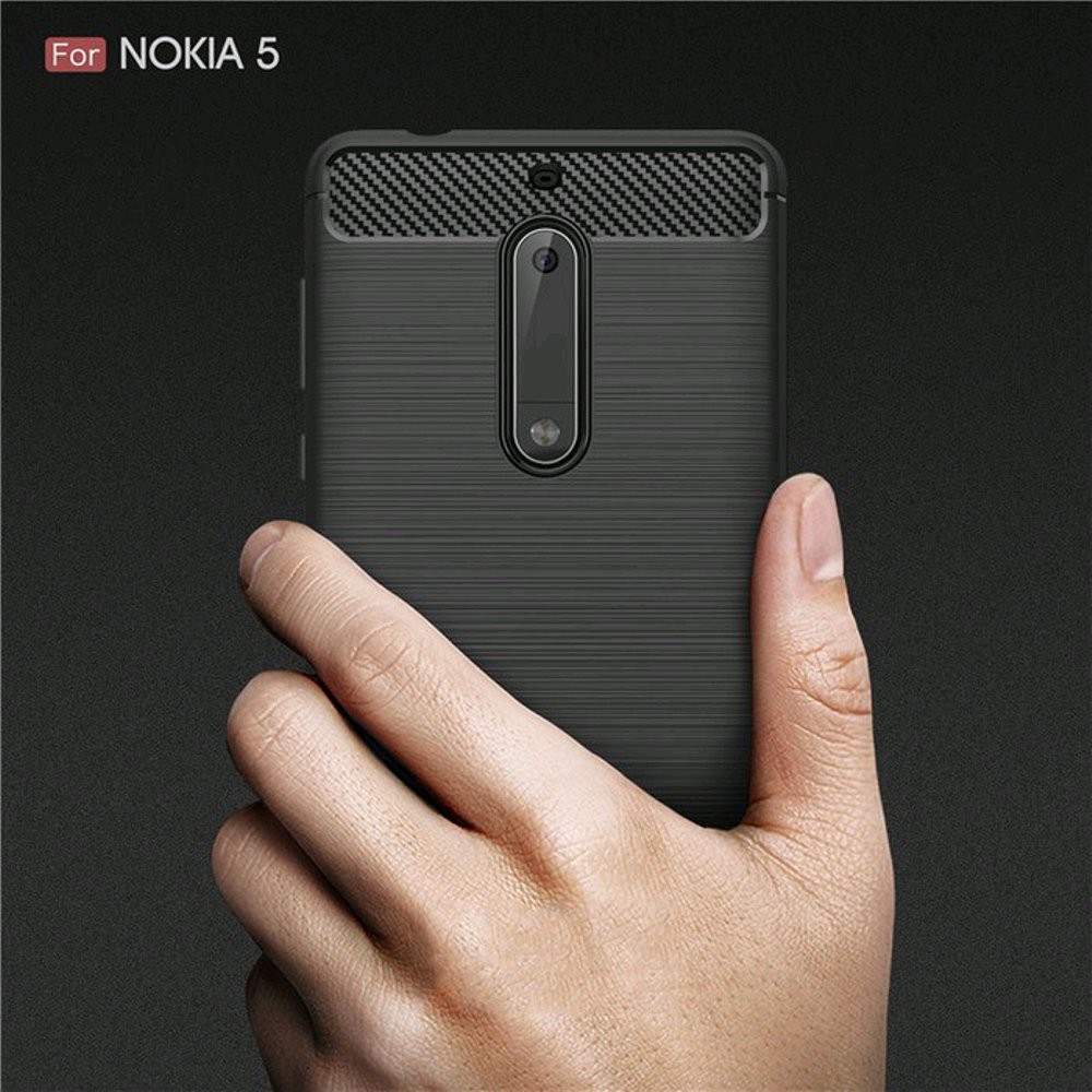 CASE SILICON CARBON NOKIA 5 SOFTCASE CASING