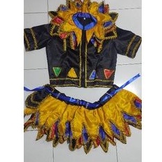 KOSTUM REMPEL 4 / BAJU JATHILAN BUTO GEDRUK UNTUK ANAK ANAK