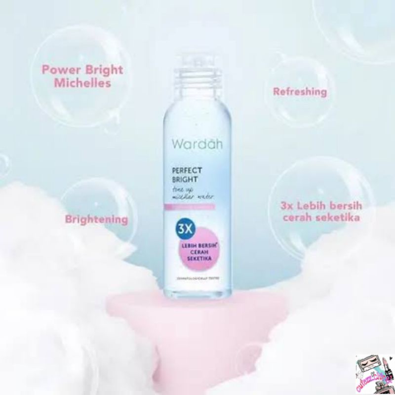 ☃Cutezz_ching☃Wardah Perfect Bright Tone Up Micellar Water 100ml