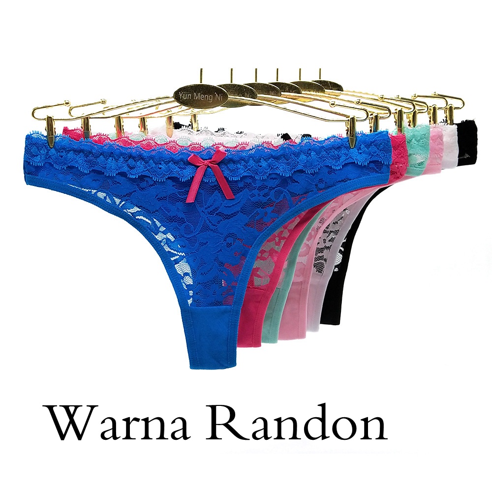 Celana Dalam Wanita Murah G String Sexy ( Model &amp; Warna Rando) C016