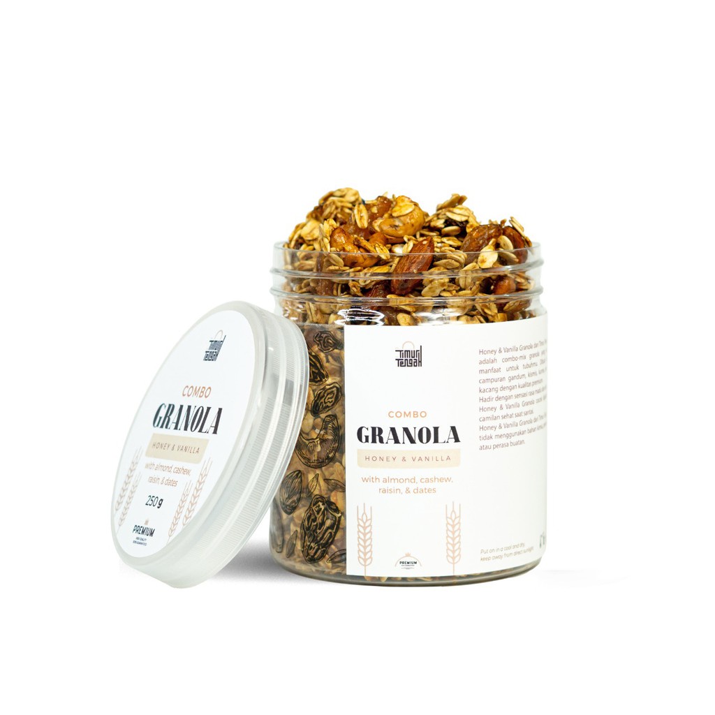 Granola Honey &amp; Vanilla Timur Tengah Premium