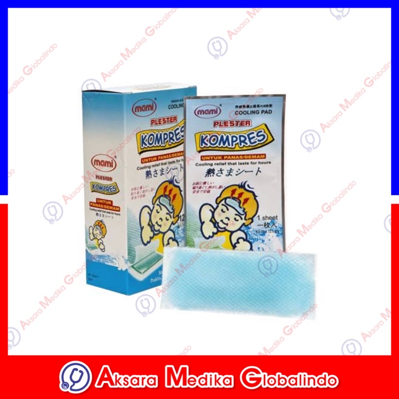 MAMI Plester Kompres Panas/Demam per pcs seperti bye bye fever Kompre Bayi Kompres Demam bayi