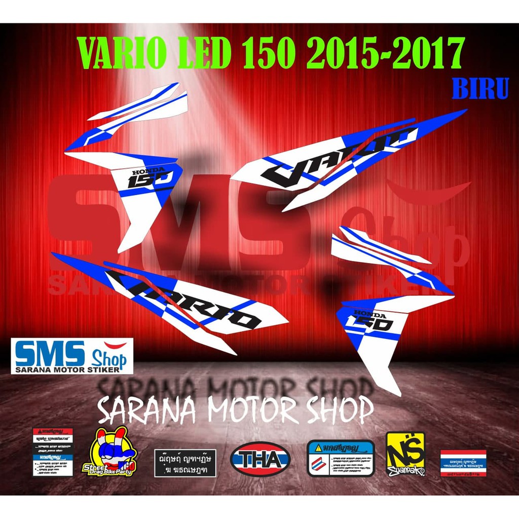 STIKER VARIO LED 150 2015-2017