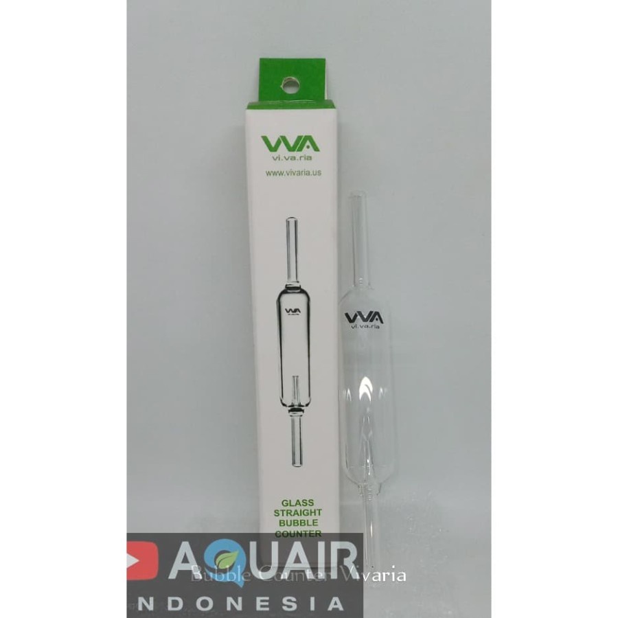 VIVARIA Co2 Straight Glass bubble counter