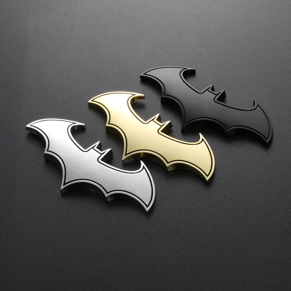 Top Stiker Emblem Logo Batman 3d Bahan Metal Untuk Mobil / Motor