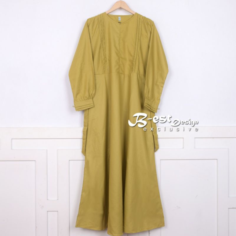 GAMIS DINAS KEKI PNS / GAMIS KHAKI / GAMIS KEKI/ GAMIS PDH / PEMDA / TOYOBO-Lemon