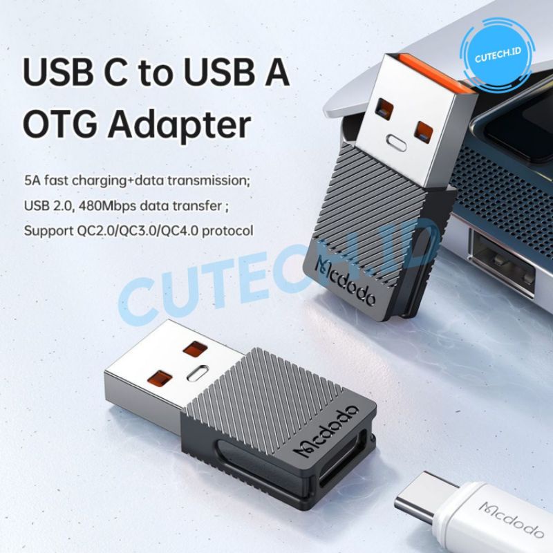 MCDODO USB TYPE C TO USB A ADAPTER CONVERTER OTG 5A