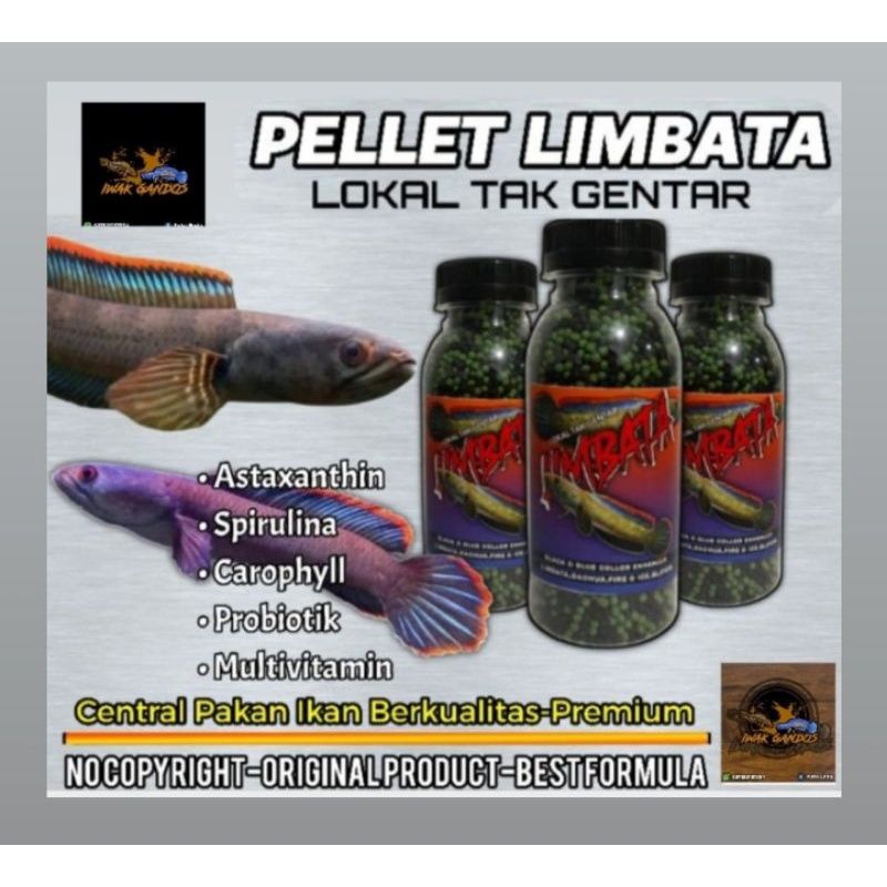 PELET KHUSUS CHANNA LIMBATA, GACHUA, FIRE AND ICE, BLEHERI