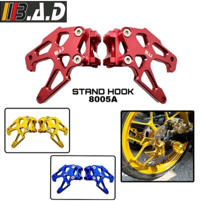 stelan rantai variasi stanhouk stand hook standhook stanhook satria Fu 150 sonic Vixion Cb/cbr 150R MX king