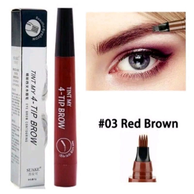 SMP99 - Eyebrow Pensil Alis Dark brown, Red Brown, Black / Eyebrow Magic Pen / Eyebrow waterproof / Pensil Alis Kekinian / Pensil Alis Premium / Kosmetik Kekinian / Pensil alis premium Eyebrow  Magic Pen alis mata / kosmetik / Eyebrow