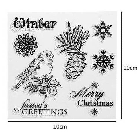 Clear Stamp (Stempel Transparan/Bening) - Fairytale &amp; Winter Fest