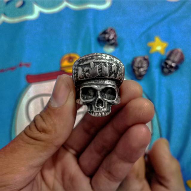 Skullring-ringskull-cincin tengkorak-fourspeed metalwerks ftw original