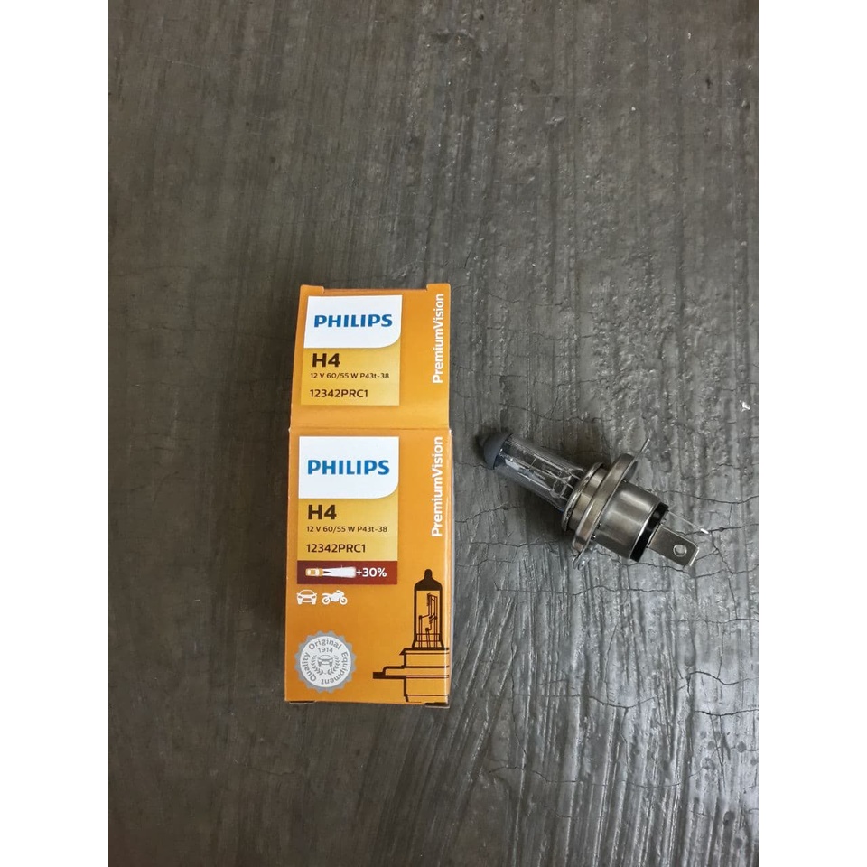 BULB H4 12V 60/55W PHILIPS (STANDART)