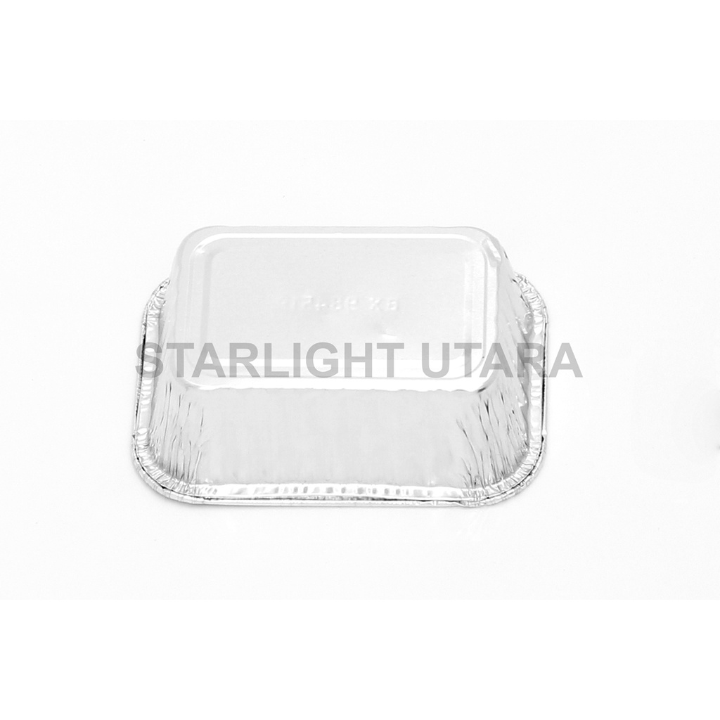 WADAH ALUMINIUM TRAY BX-984519 140ML  - WADAH ALUMINIUM FOIL TRAY BX 984519