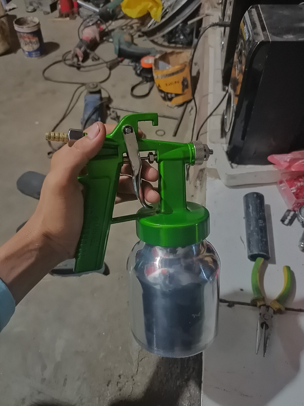 Air Spray Gun 472b Tabung Bawah Tekiro