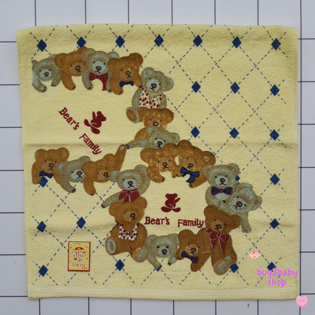 Handuk mandi anak Twint motif Bear series halus dan lembut 1 PCS