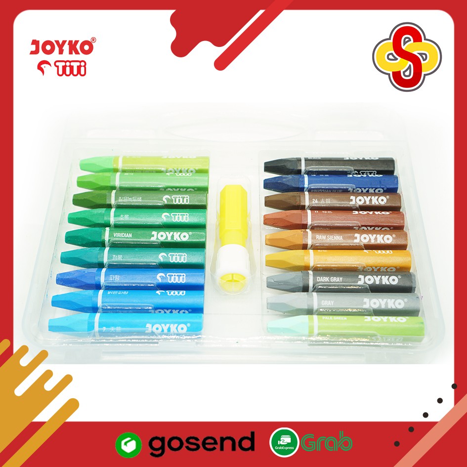 

Crayon / Krayon Oil Pastel Joyko - 36 Warna