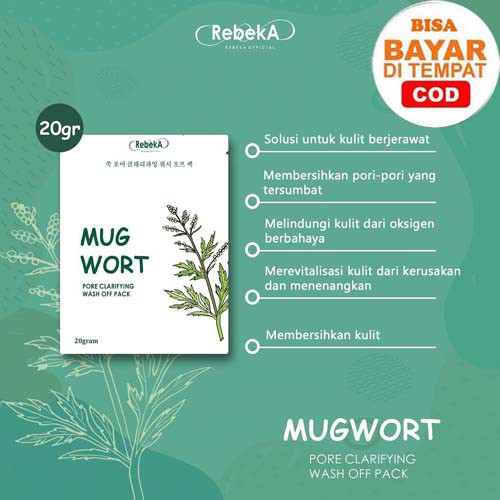 [RESMI] MASKER MUGWORT MASK 20GR BY REBEKA BEAUTY_Lynn Design