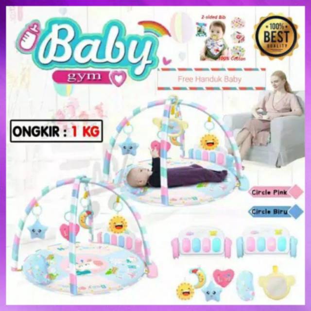 Baby Gym Circle Piano PlayGym Musical Bulat