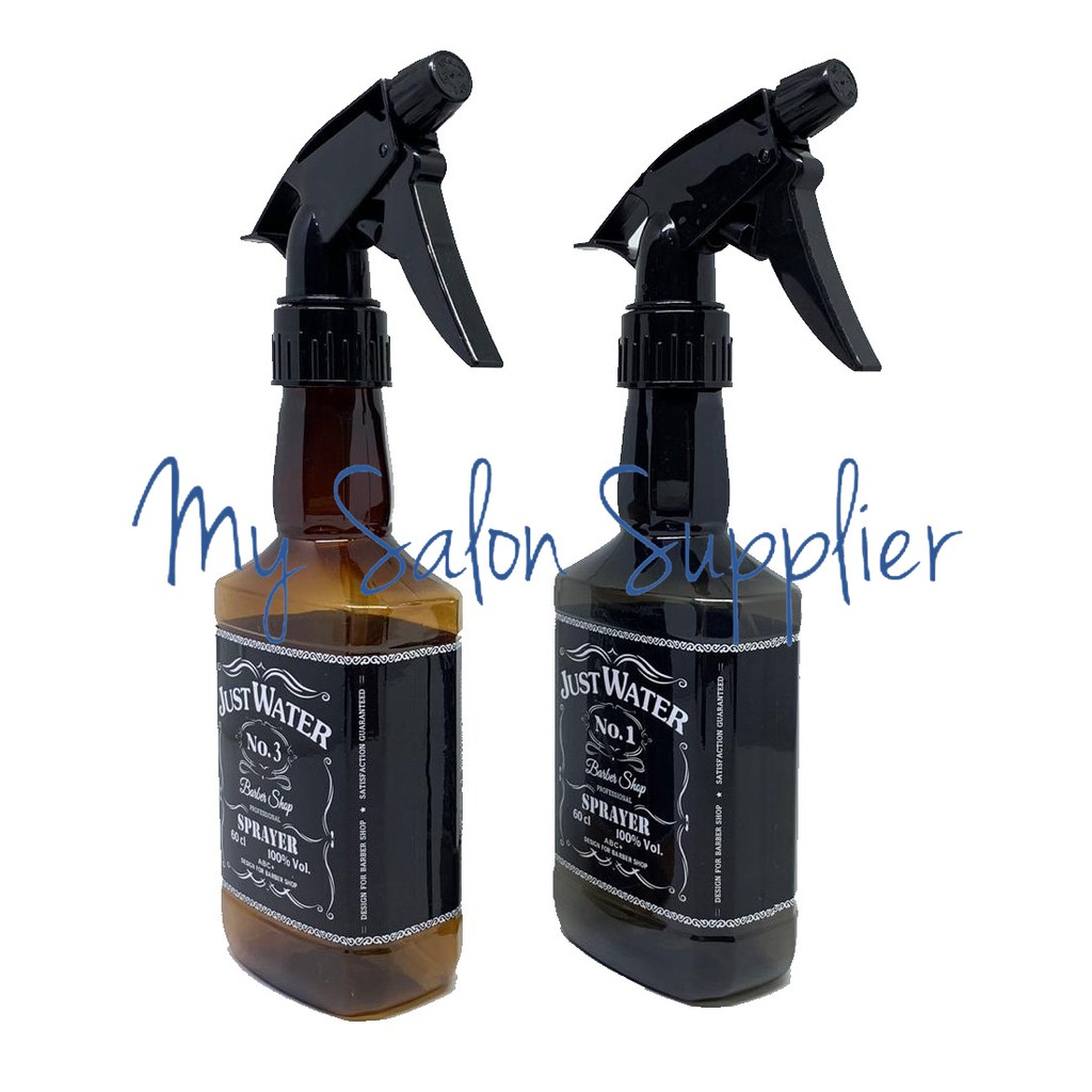 Botol Spray Salon / Barber Shop Just Water GEPENG 300ml