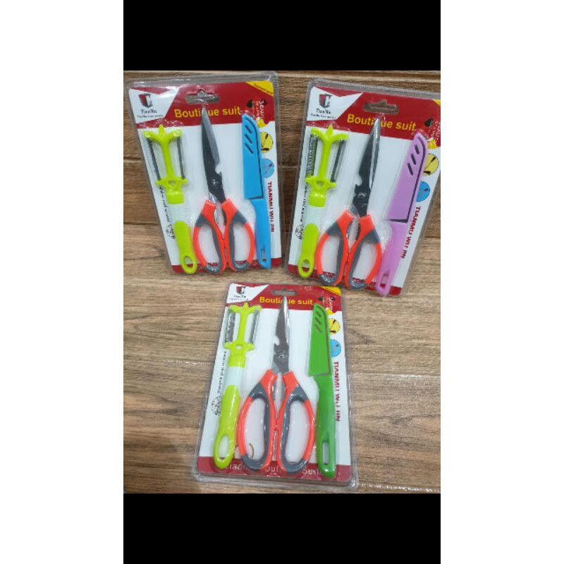 

WarNa_OnlineShop91 Pisau buah dan gunting set