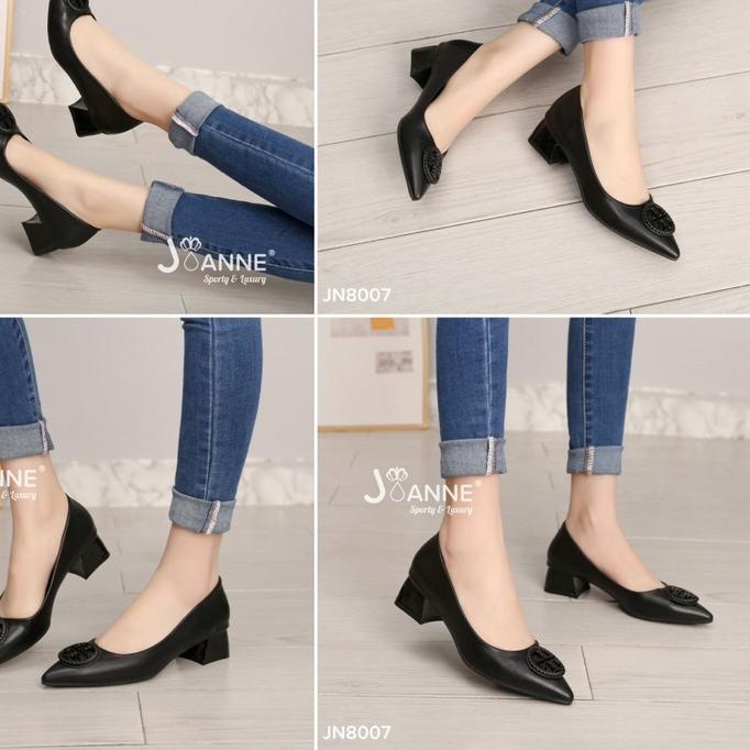 PROMOSI  9.9 JOANNE Heels Shoes Sepatu Kerja Wanita JN8007 [ORIGINAL BRAND] [KODE 526]