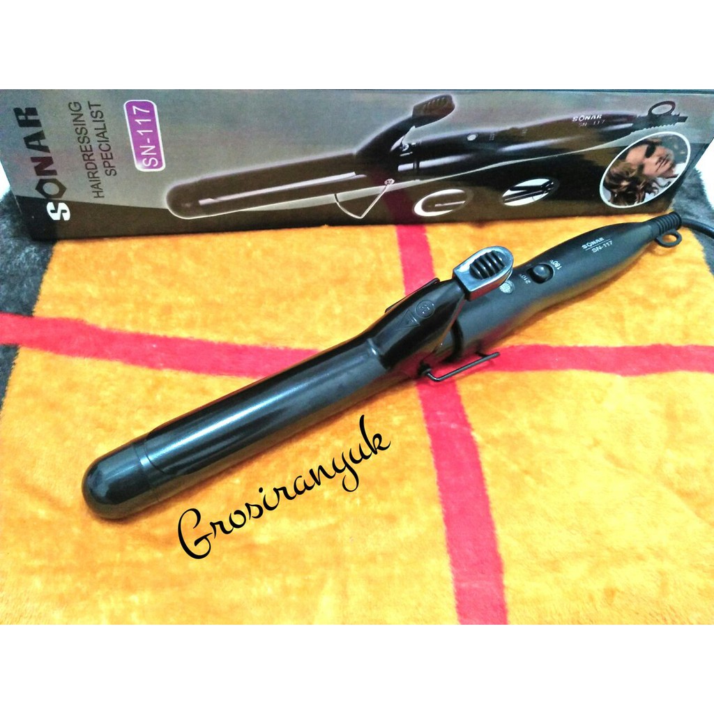 Catokan Sonar  Curly pengeriting SN-117 , catok hair curly , catokan tourmaline sonar, sisir catok